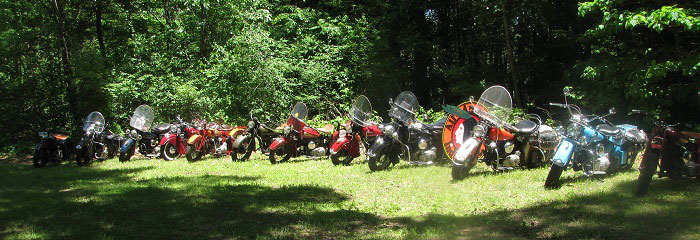 photo of AAIMC members motorcycles